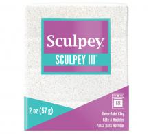 Sculpey III clay - White Glitter - 539 - 57gr - #311030