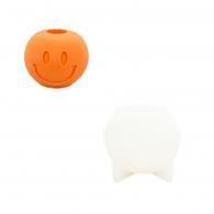 Silicone Mold 9.5x7.5 cm Candle Holder Smiley - #599070