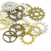 Steampunk Gears and Accents 10 pieces - #82759