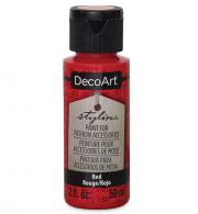 Stylin Leather Paint 59ml, Red - #541343