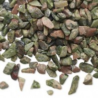 Unakite chips / 50gram - #76414