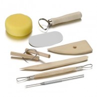Wooden Modelerpatels - 8 Pieces - #69263